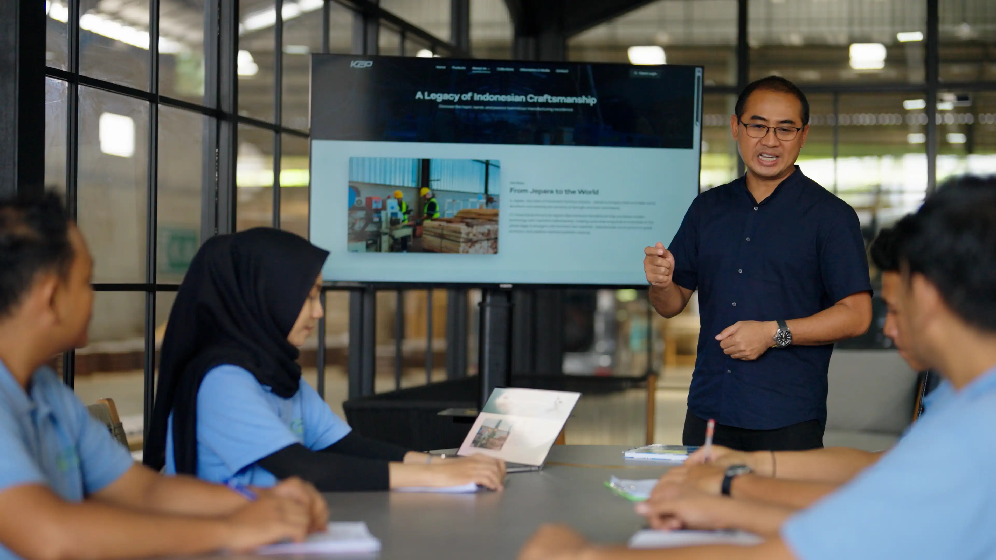 Our team planning the future vision